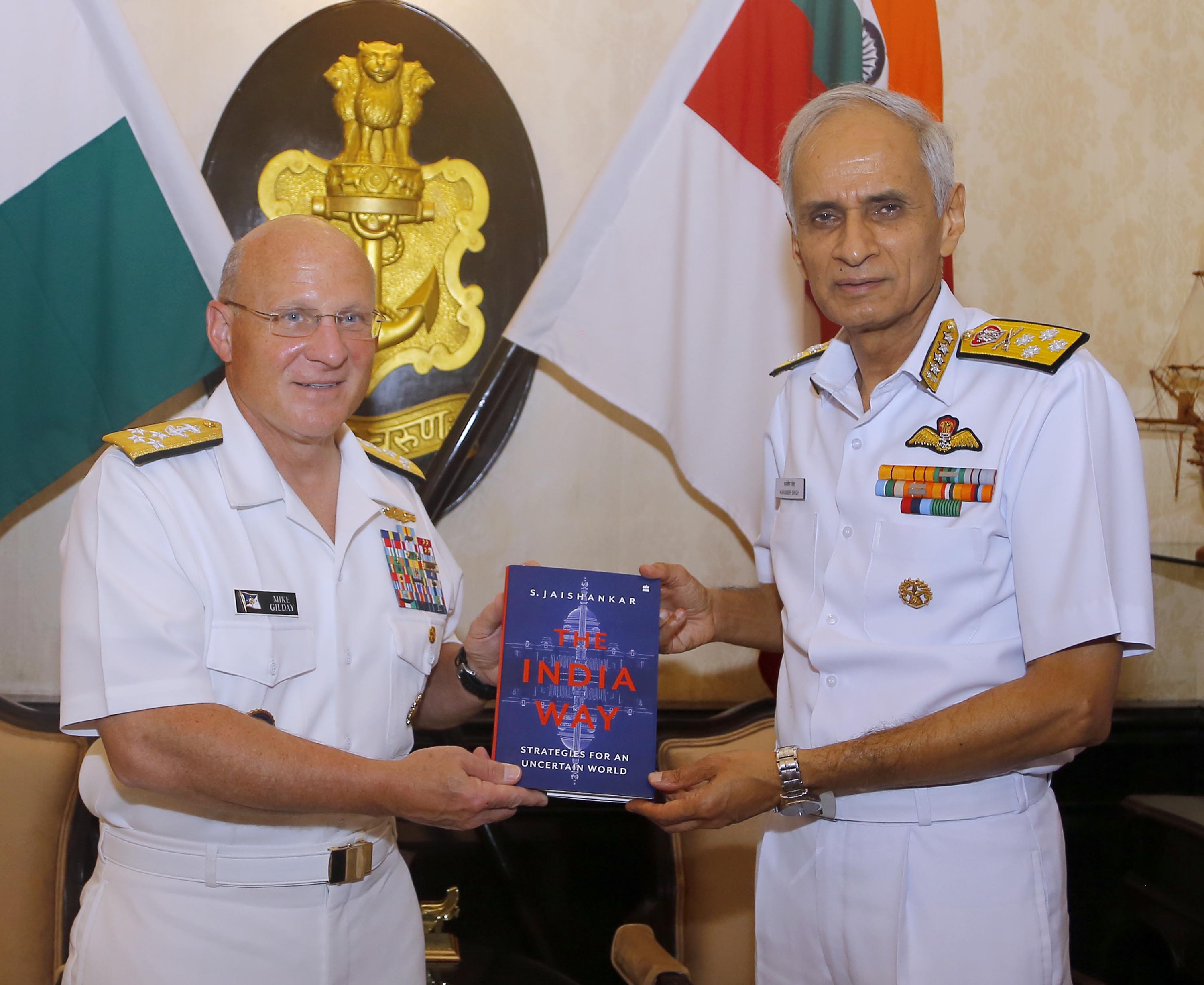 US Chief of Naval Operation on a 5 day visit